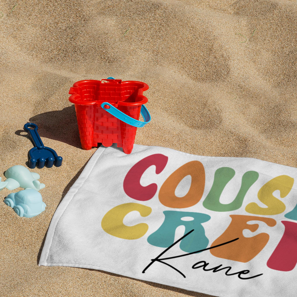 Personalized Back To School Essentials Beach Towel | CWTowel175
