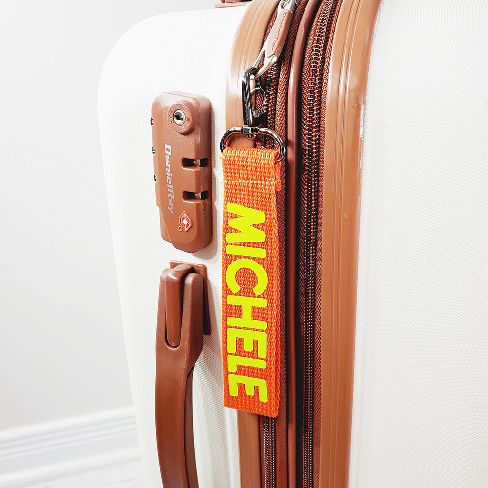 Personalized Colourful Webbing Name Tag | CWToy139