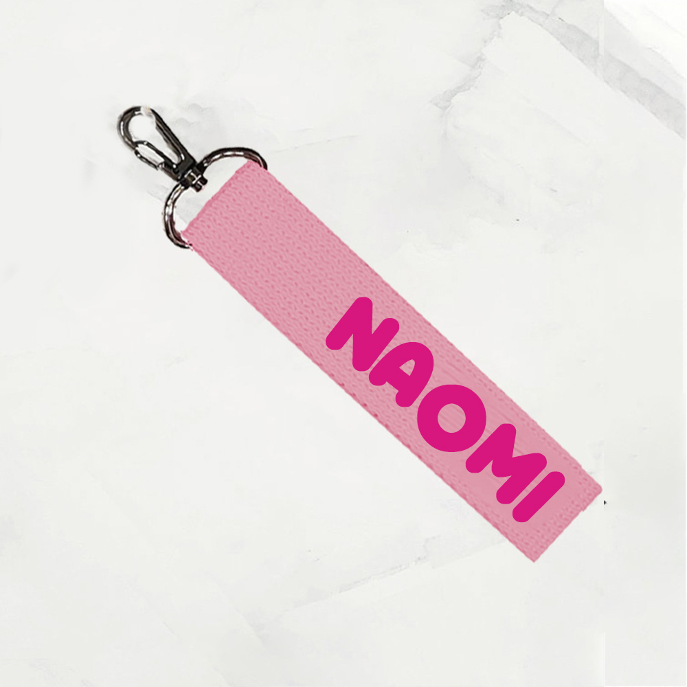 Personalized Colourful Webbing Name Tag | CWToy139