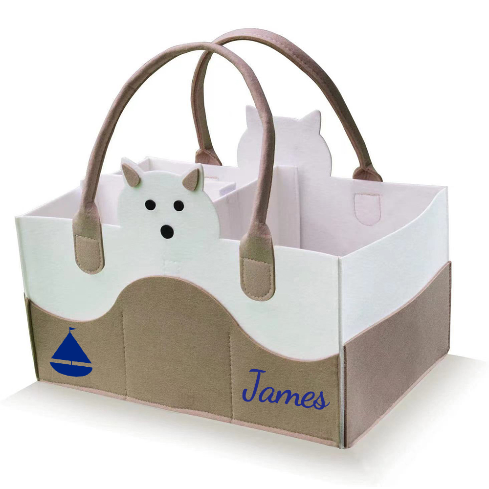 Personalized Baby Accessories & Diapers Portable Nursery Bag | CWToy142