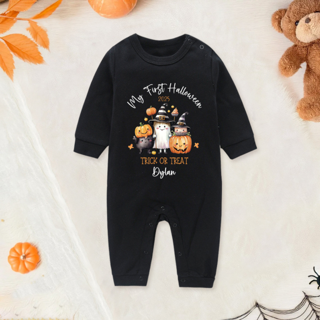Personalized Baby Lovely First Halloween Outfit | CWHalloween24