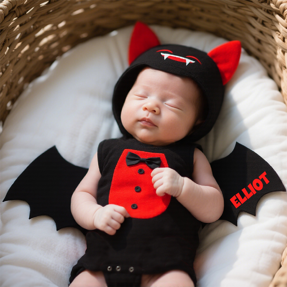 Personalized Baby Bat Halloween Costume | CWHalloween45