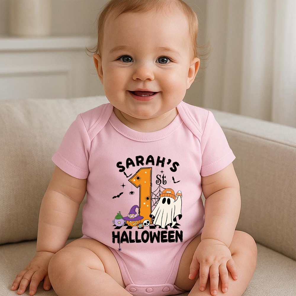 Personalized Baby Lovely First Halloween Outfit | CWHalloween27