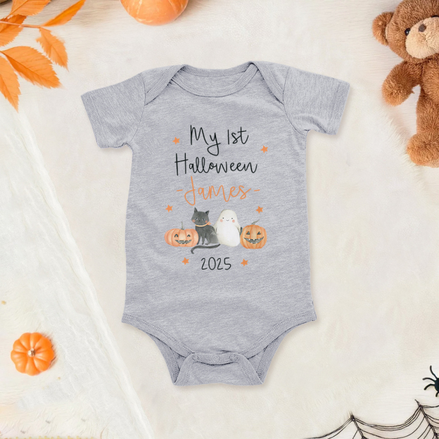 Personalized Baby Lovely First Halloween Outfit | CWHalloween30