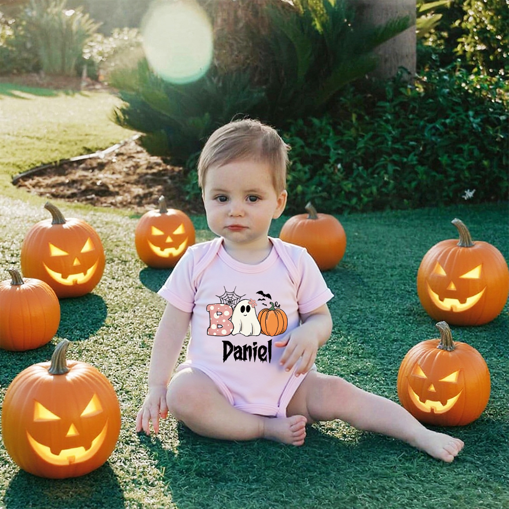 Personalized Baby Lovely First Halloween Outfit | CWHalloween32