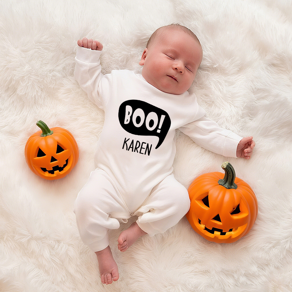 Personalized Baby Lovely First Halloween Outfit | CWHalloween37