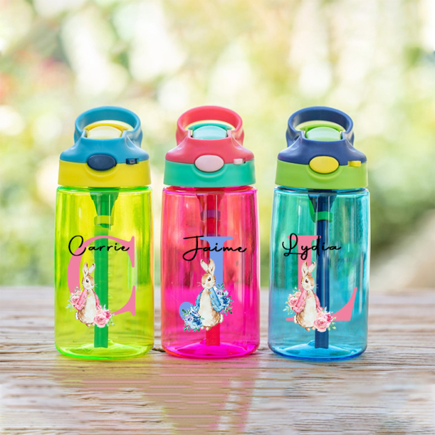 Personalised BPA Free 16oz Easter Kid Water Bottles | YouBottle64