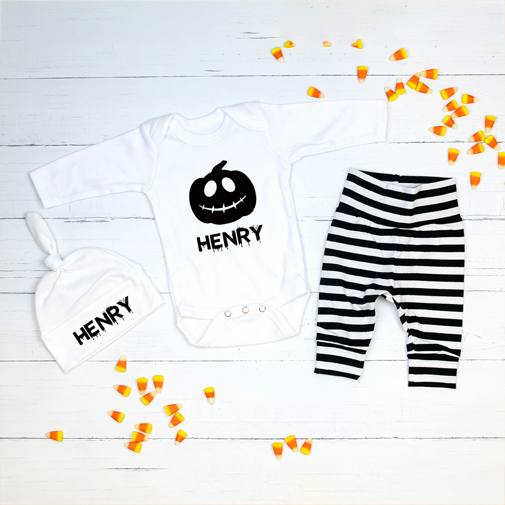 Personalized Baby Ghost Outfit Set | CWHalloween63