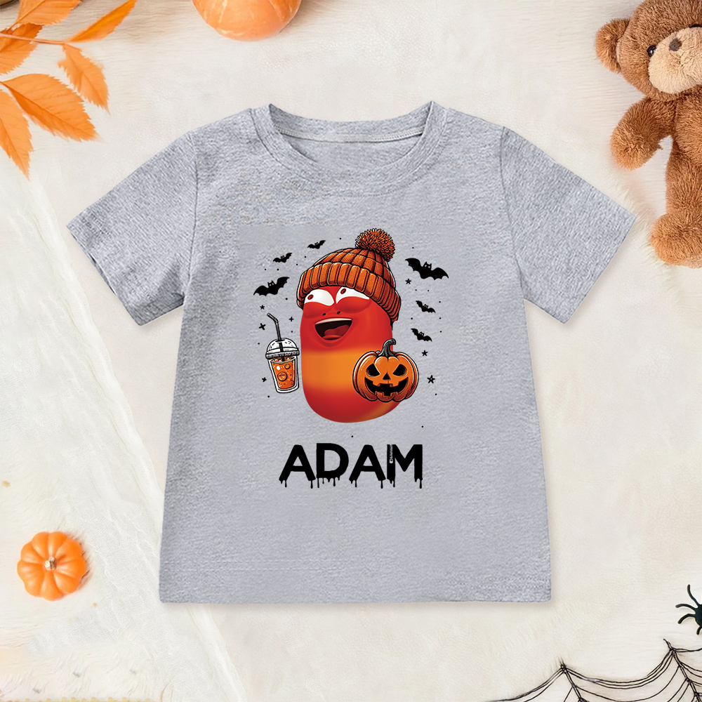Personalized Larva's Halloween Funny Kid Shirt | Larva05