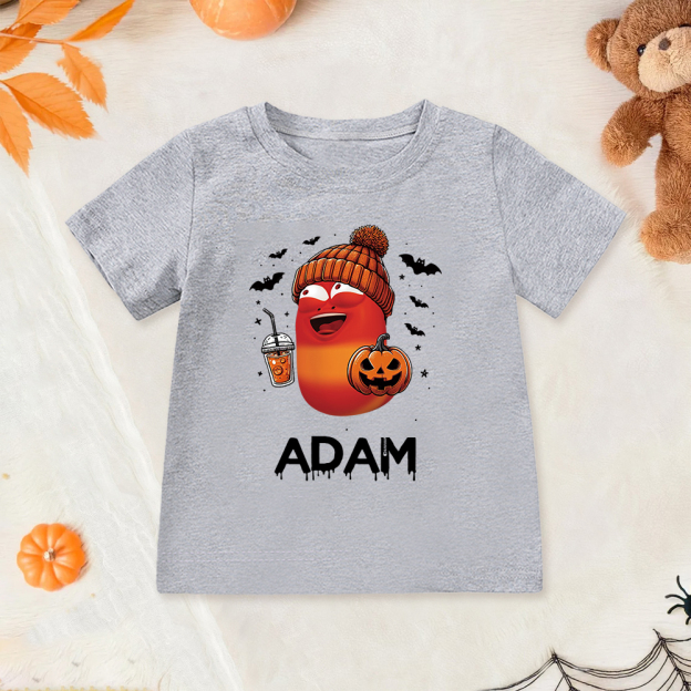 Personalized Larva's Halloween Funny Kid Shirt | Larva05