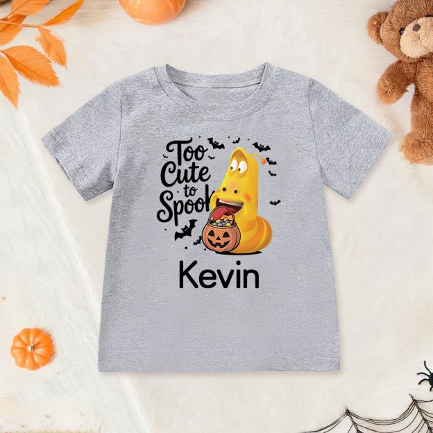 Personalized Larva's Halloween Funny Kid Shirt | Larva06
