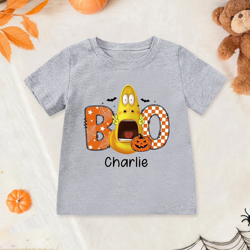 Personalized Larva's Halloween Funny Kid Shirt | Larva12