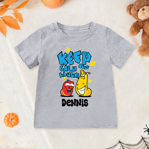 Personalized Larva's Halloween Funny Kid Shirt | Larva13