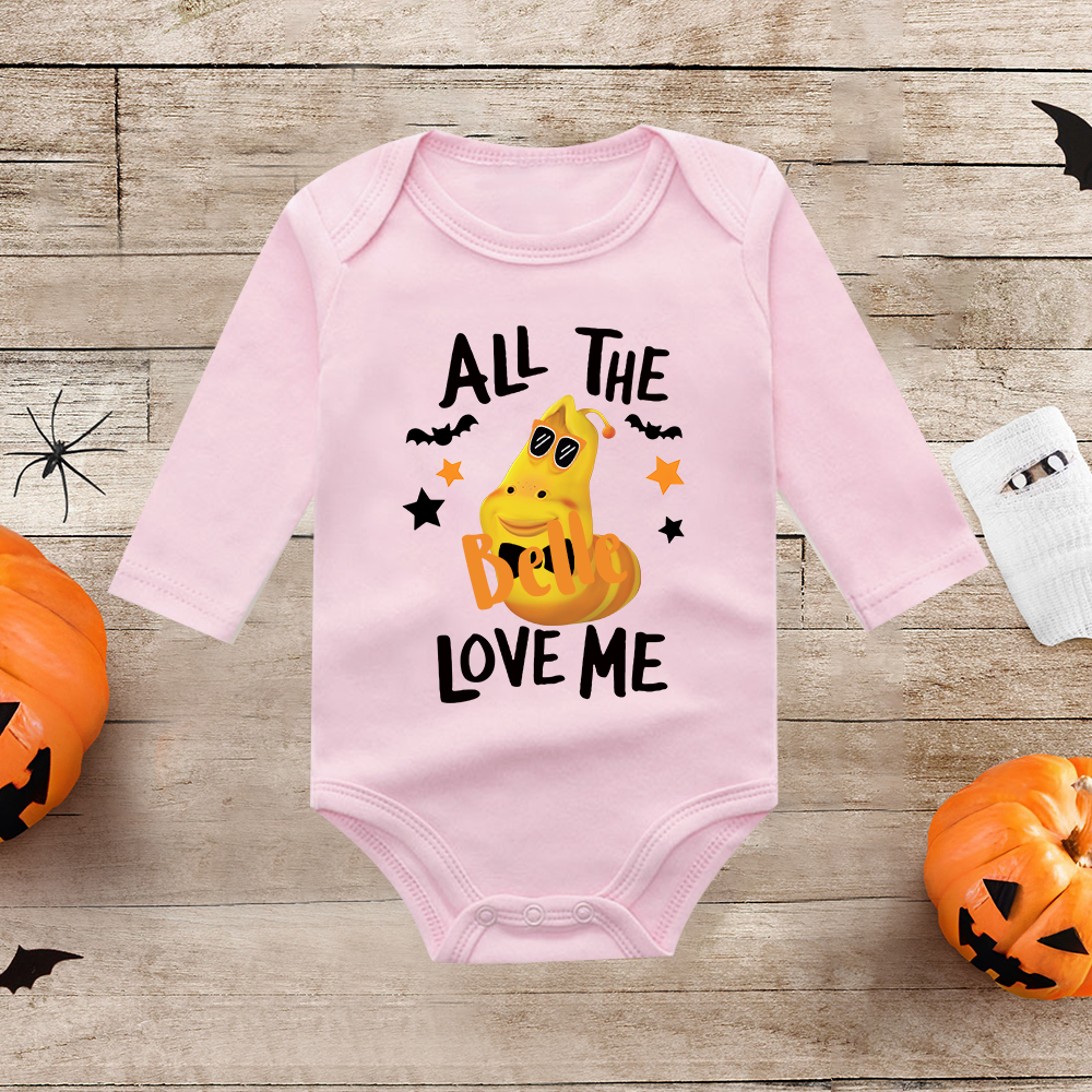 Personalized Larva's Halloween Funny Baby Romper | Larva17
