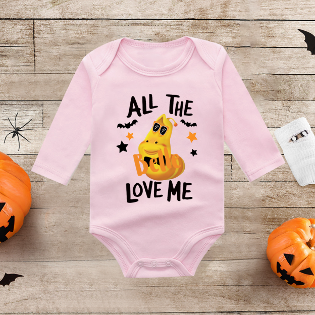 Personalized Larva's Halloween Funny Baby Romper | Larva17