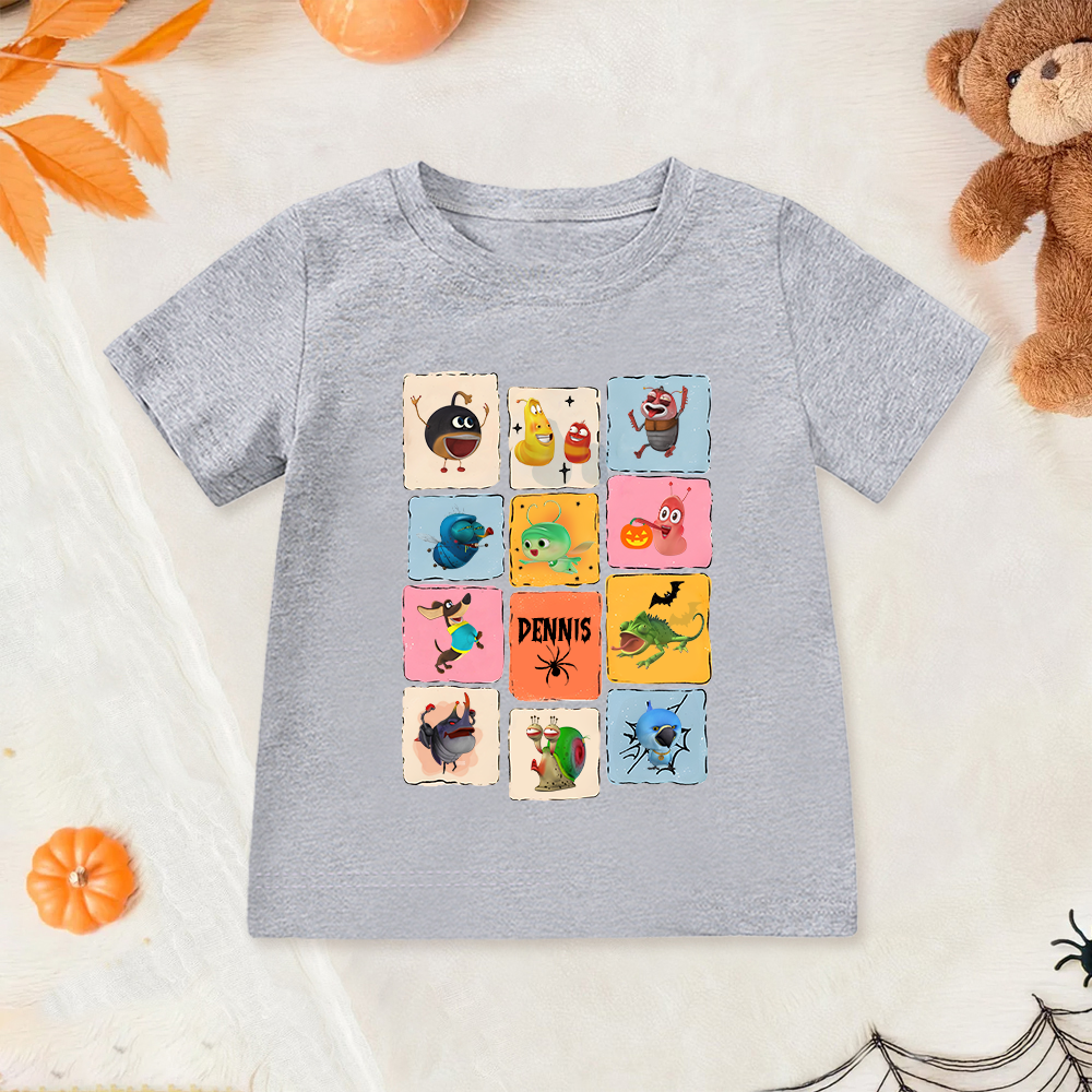 Personalized Larva's Halloween Funny Kid Shirt | Larva20