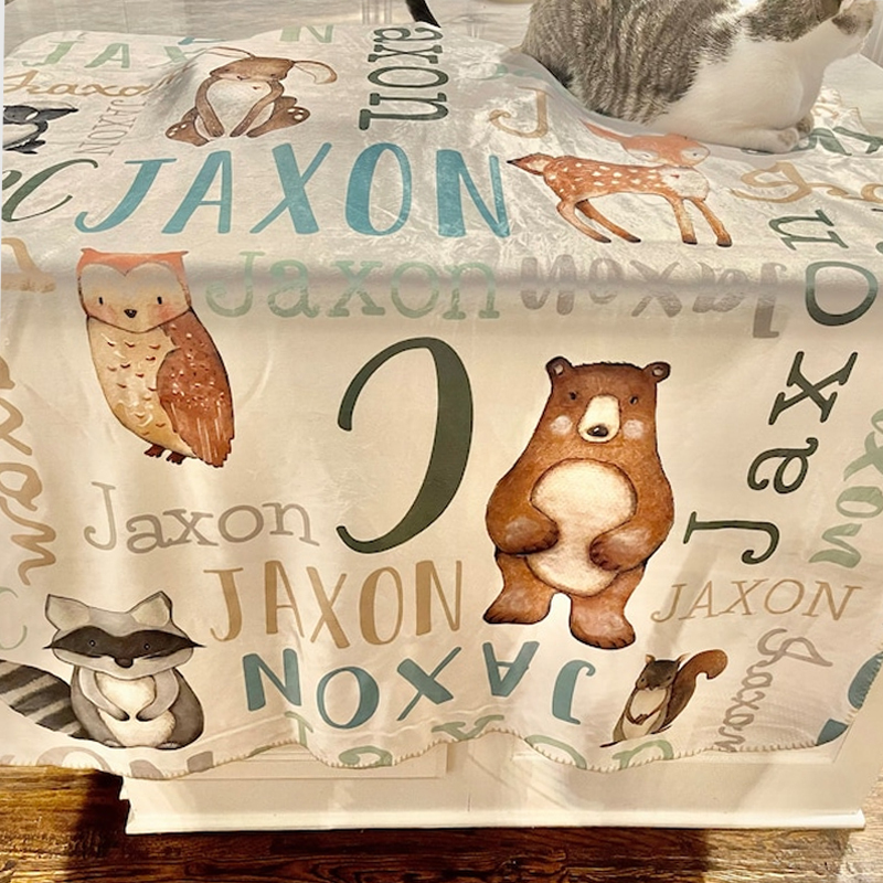 Personalized Lovely Kid Blanket for Comfort & Unique | BKKid97