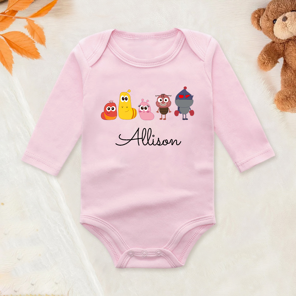 Personalized Larva's Funny Baby Romper | Larva21