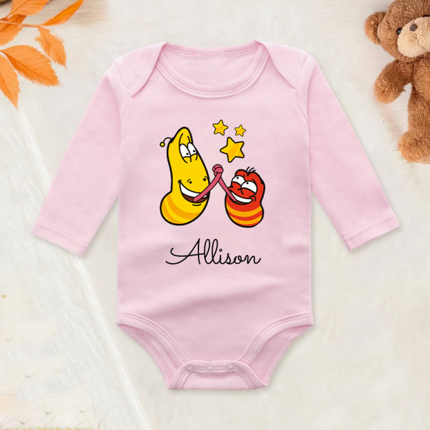 Personalized Larva's Funny Baby Romper | Larva23