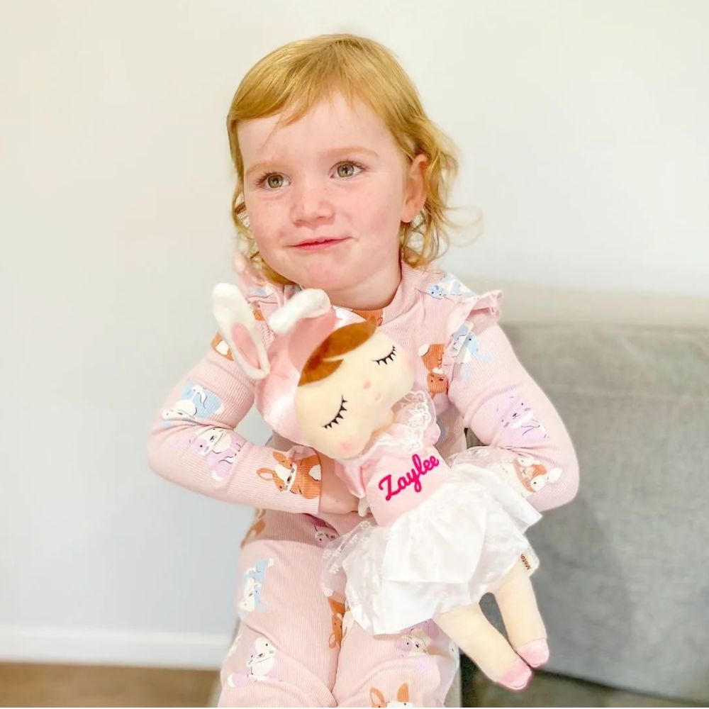 Personalized Kid's Bunny Angel with Bag | DEGMine19