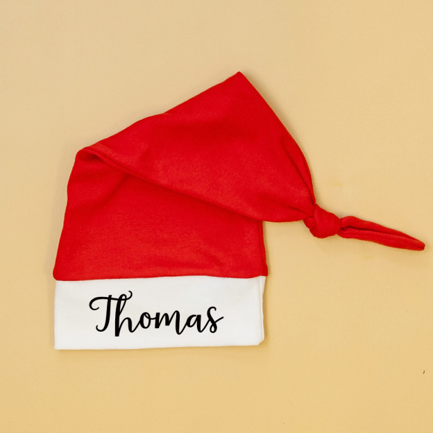 Personalized Baby 1st Christmas Ropmer and Hat Set | MCGift134