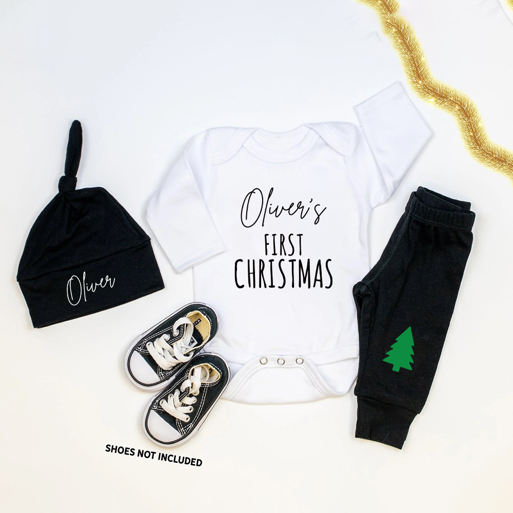 Personalized Baby 1st Christmas Outfit Set | MCGift120
