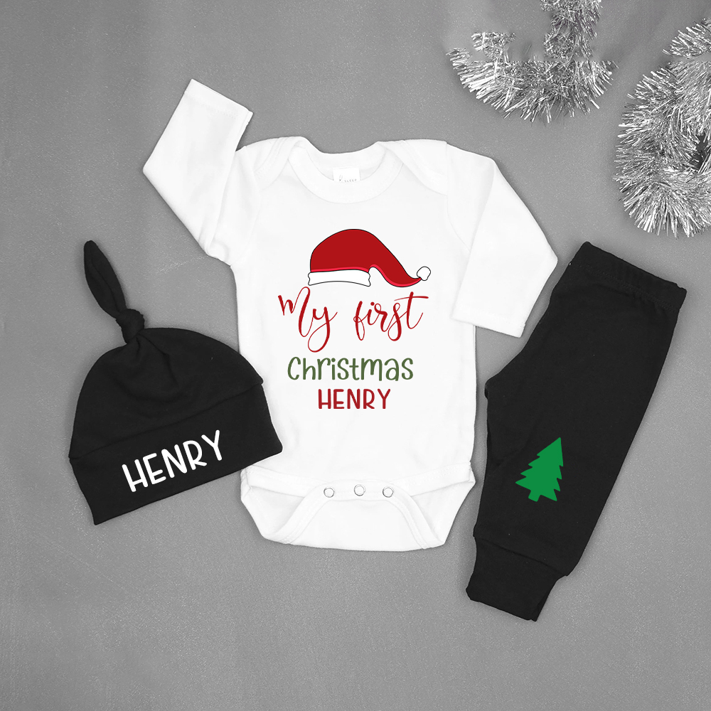 Personalized Baby 1st Christmas Outfit Set | MCGift123