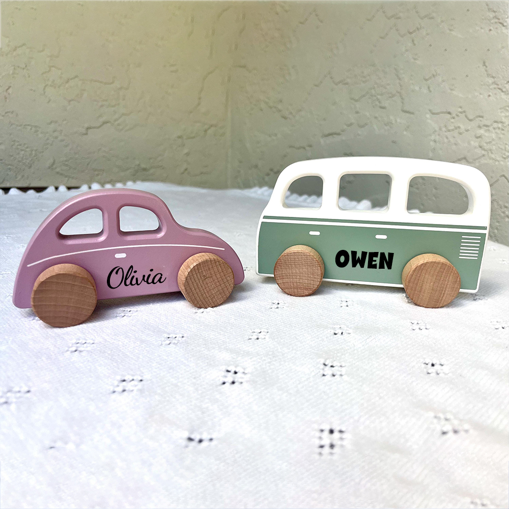 Personalized Wooden Toy Car for Toddler | CWToy153
