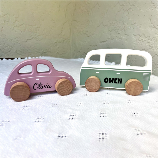 Personalized Wooden Toy Car for Toddler | CWToy153