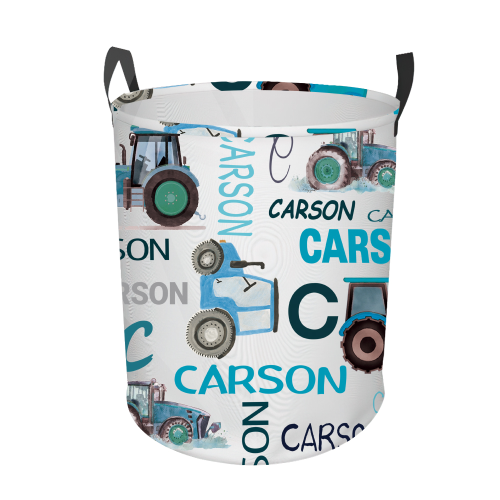 Personalized Laundry Collapsible Baskets with Handle | | CWBasket03