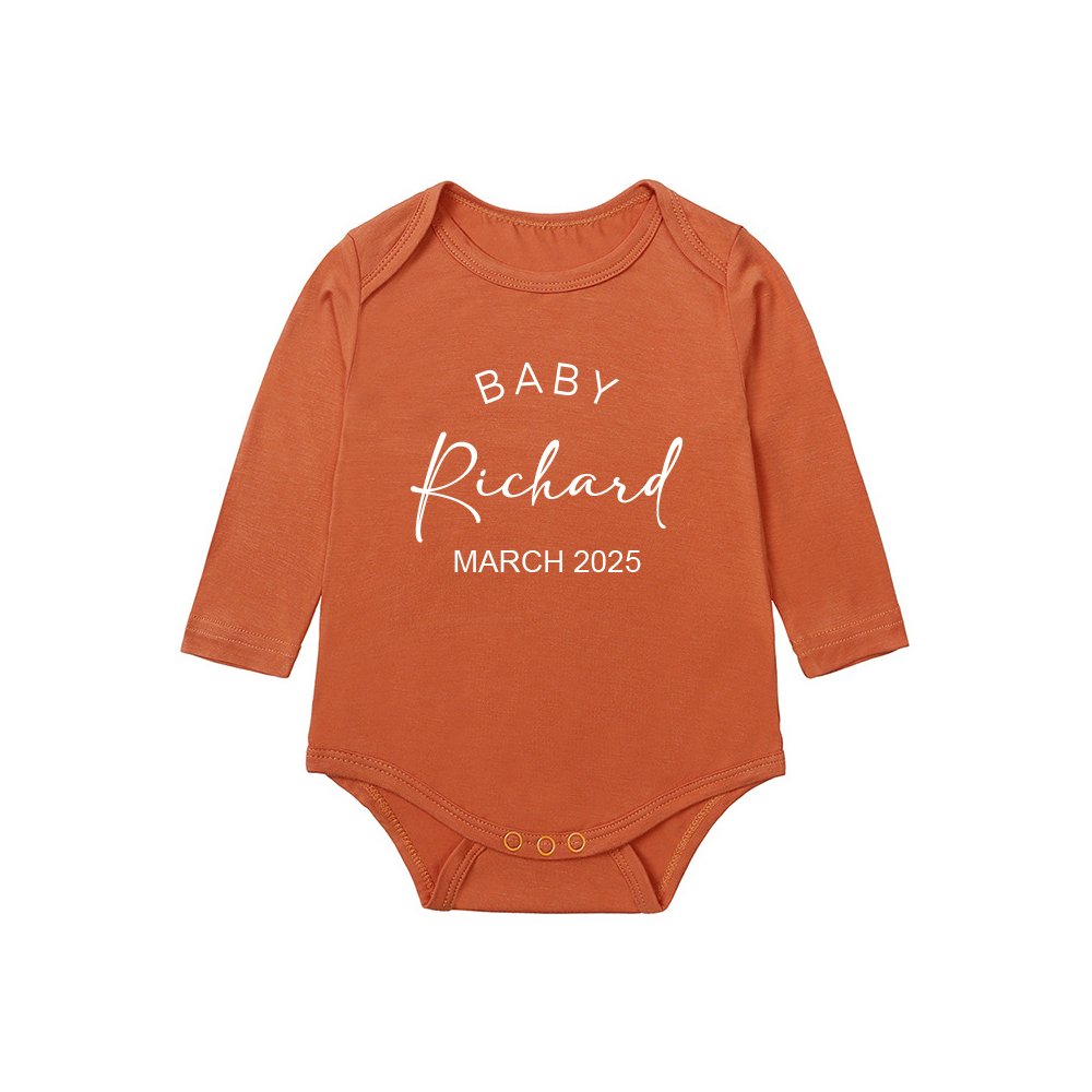 Personalized Personalized Baby Coming Home Romper | CWBaby318