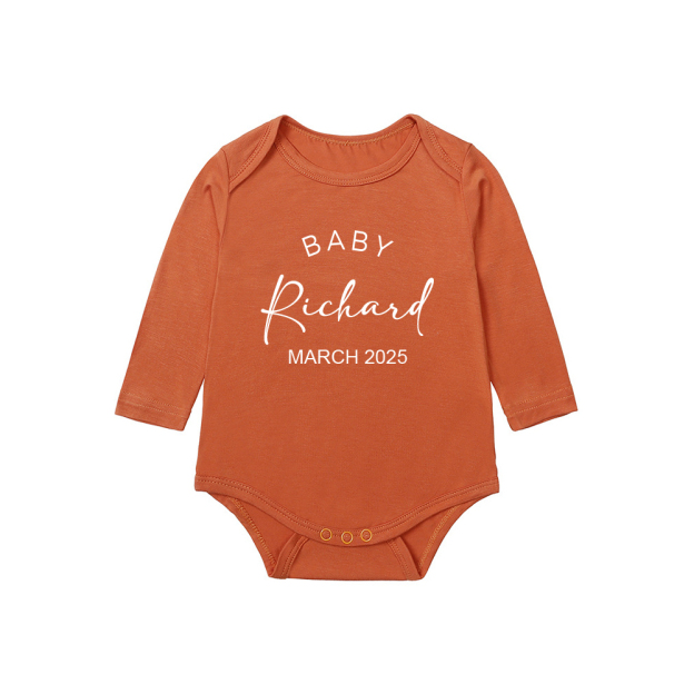 Personalized Personalized Baby Coming Home Romper | CWBaby318