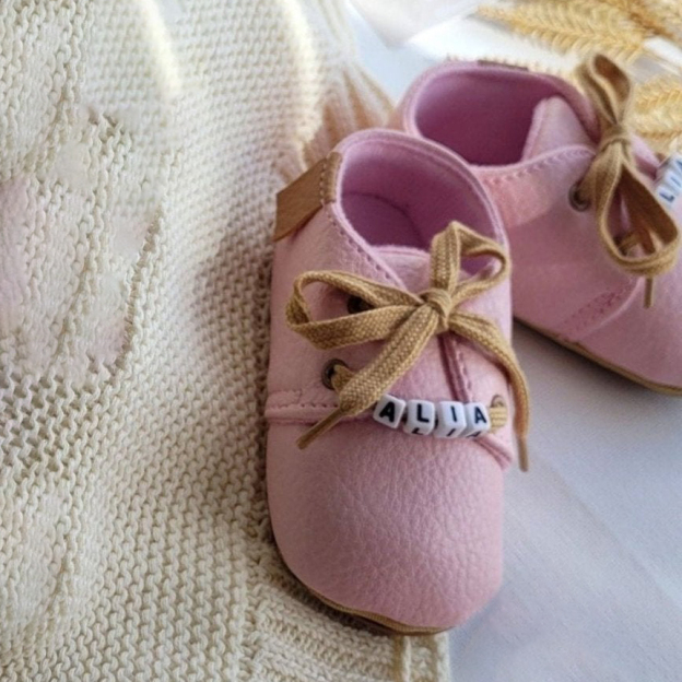 Personalized Cute Comfortable Baby Leather Shoes | CWBaby315
