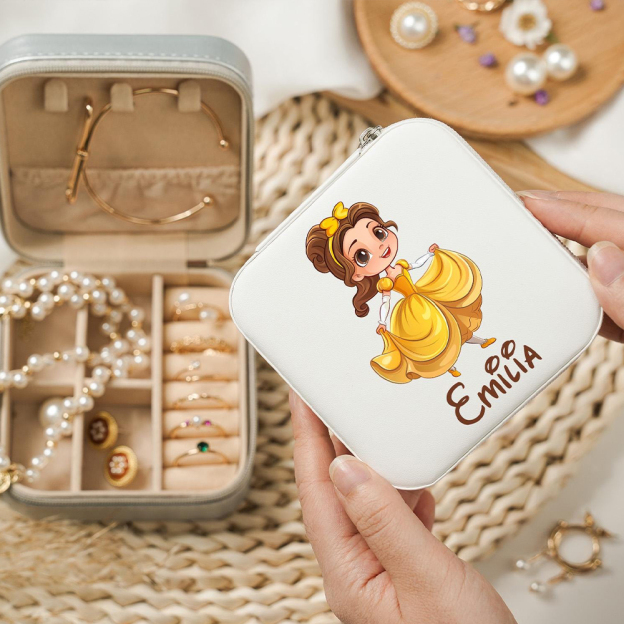 Personalized Cute Princess Jewelry Box for Little Girl | CWToy157