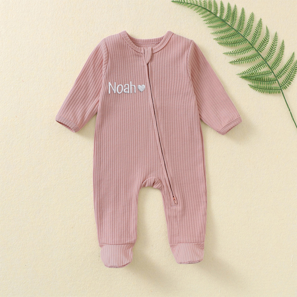 Personalized Embroidered Baby Announcement Outfit | CWBaby314