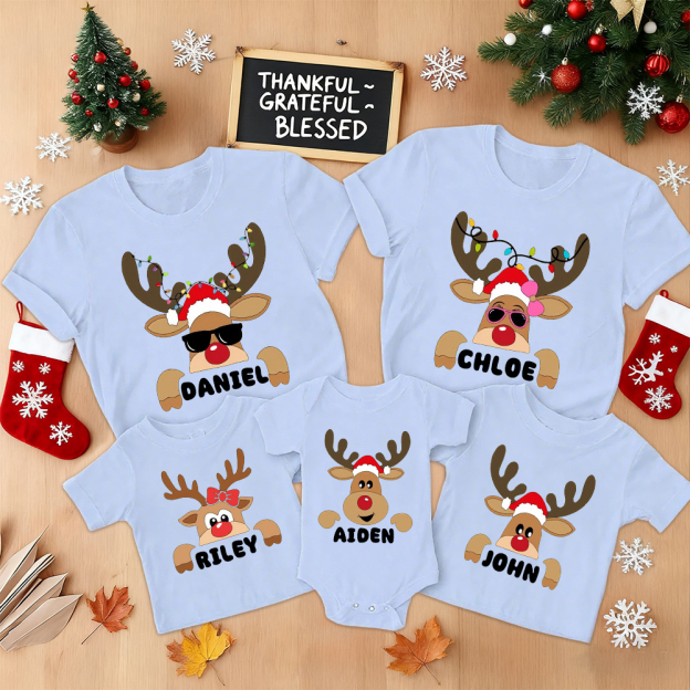 Personalized Christmas Matching Family Shirt | CWFamily120