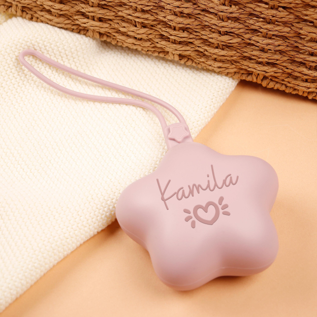 Personalized Baby Silicone Pacifier Storage Pouch | CWBaby331