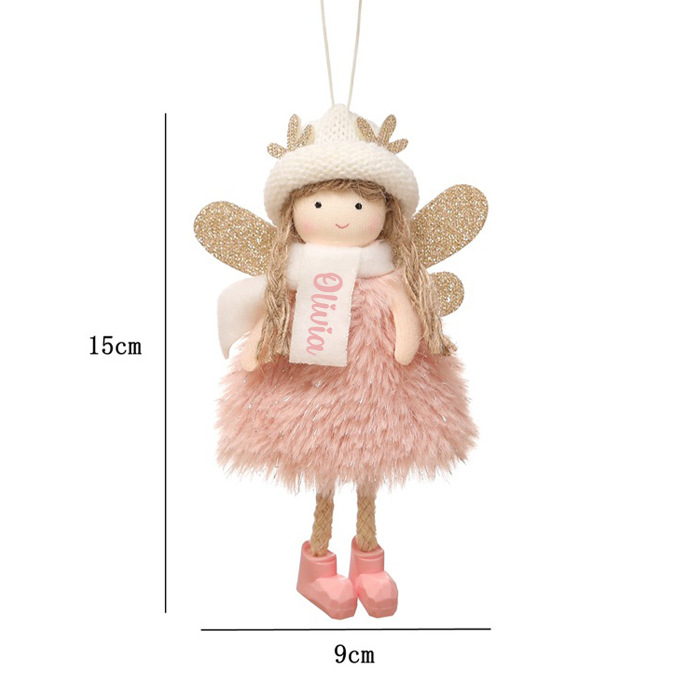 Personalized Christmas Lovely Angel Doll Decoration | MCGift189
