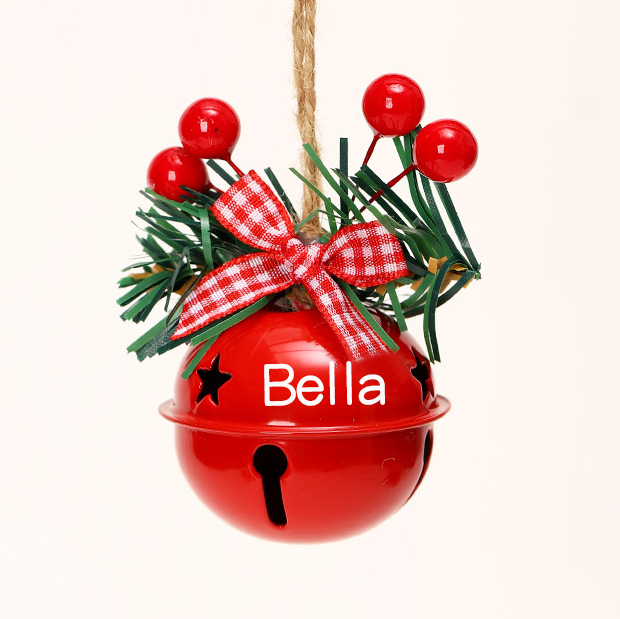 Personalized Jingle Bell Christmas Tree Ornament | MCGift193