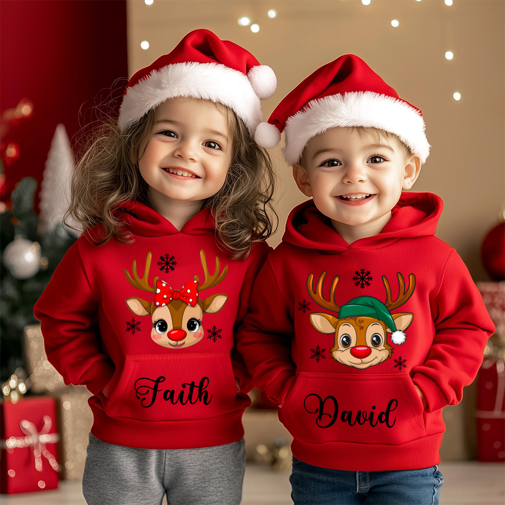 Personalized Kids Lovely Christmas Hoodie | InSweatshirt81