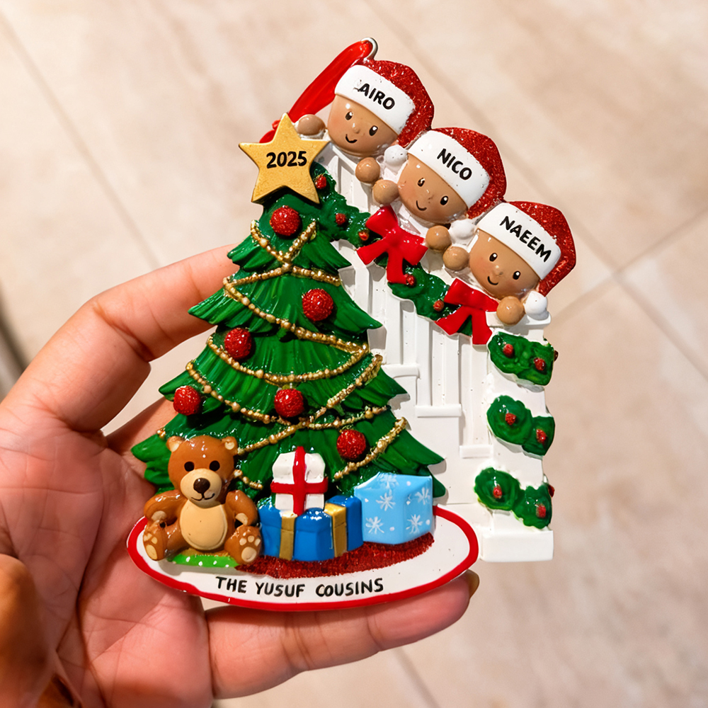Personalised Christmas Tree Family Ornament | MCGift203