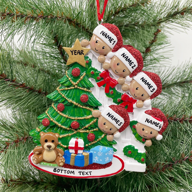 Personalised Christmas Tree Family Ornament | MCGift203