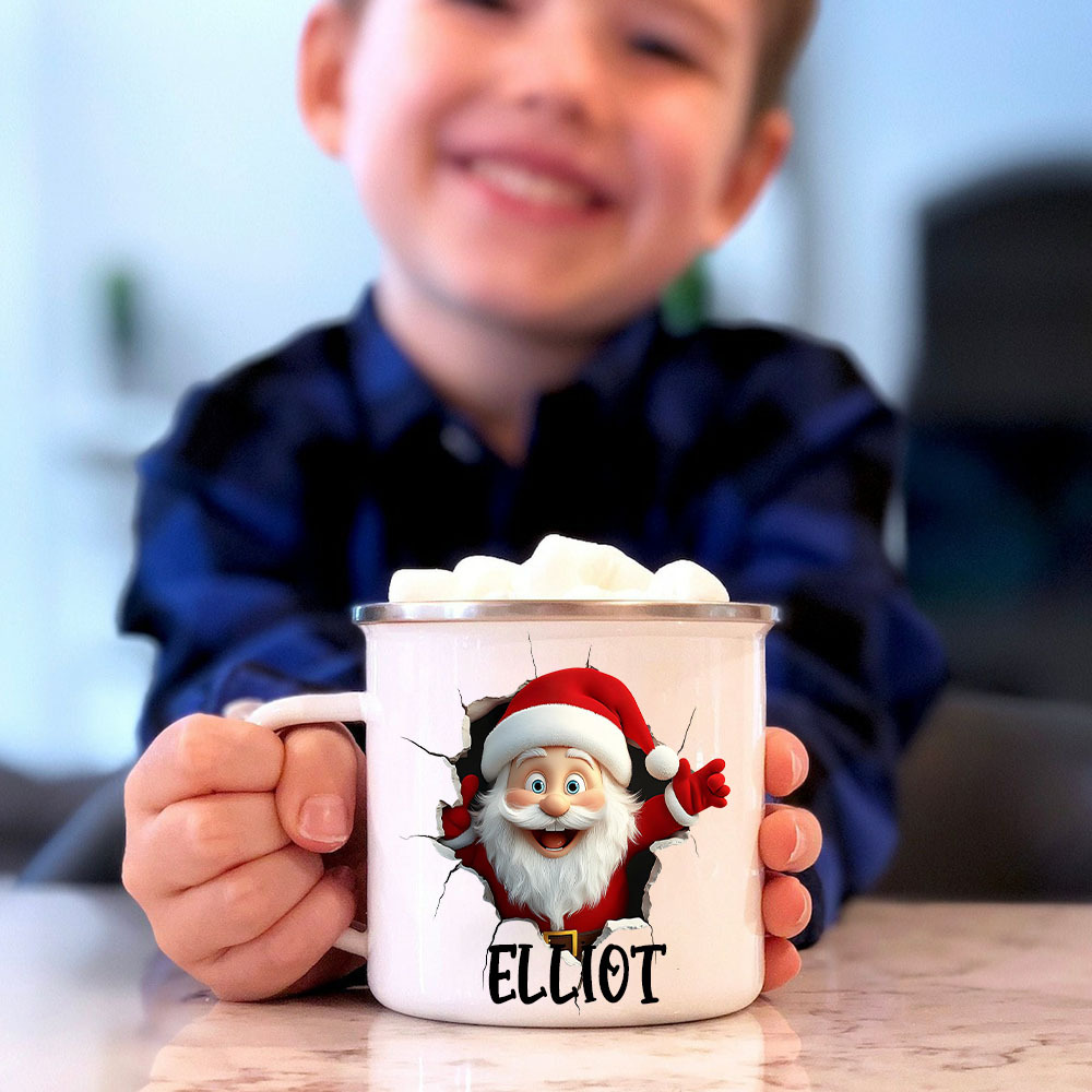 Personalised 12oz Christmas Santa Claus Mugs | MCGift209