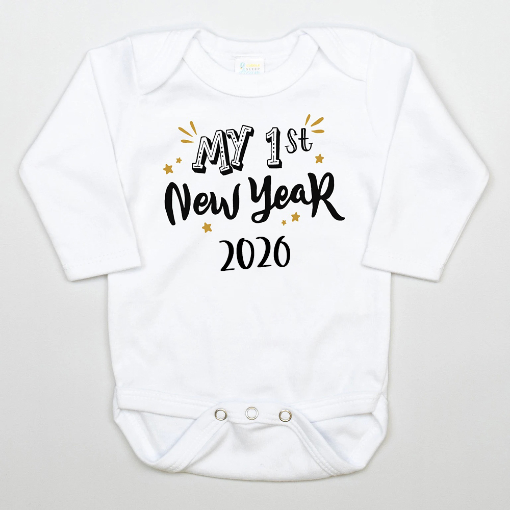 Personalized Baby 1st New Year's Outfit Set | CWBaby125