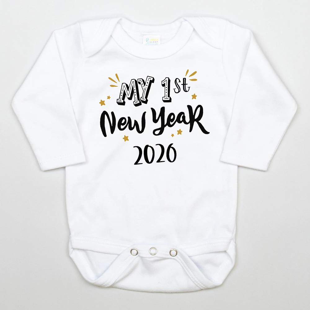 Personalized Baby 1st New Year's Outfit Set | CWBaby125