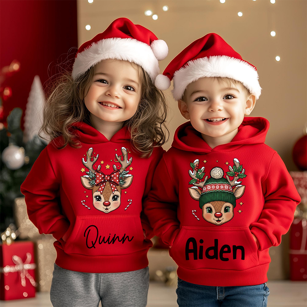 Personalized Kids Lovely Christmas Hoodie | MCGift219