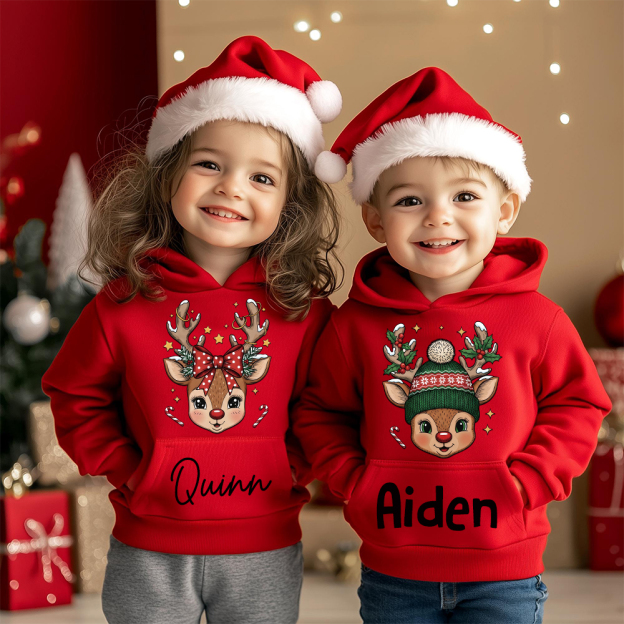 Personalized Kids Lovely Christmas Hoodie | MCGift219