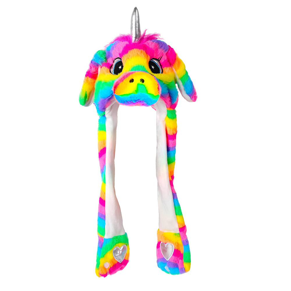 Personalized Embroidery Funny Ears Moving Plush Hat | HSKid79