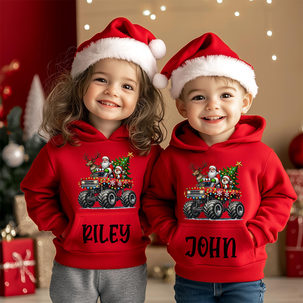 Personalized Kids Lovely Christmas Hoodie | MCGift227