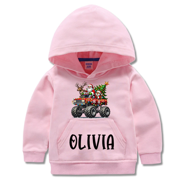 Personalized Kids Lovely Christmas Hoodie | MCGift227